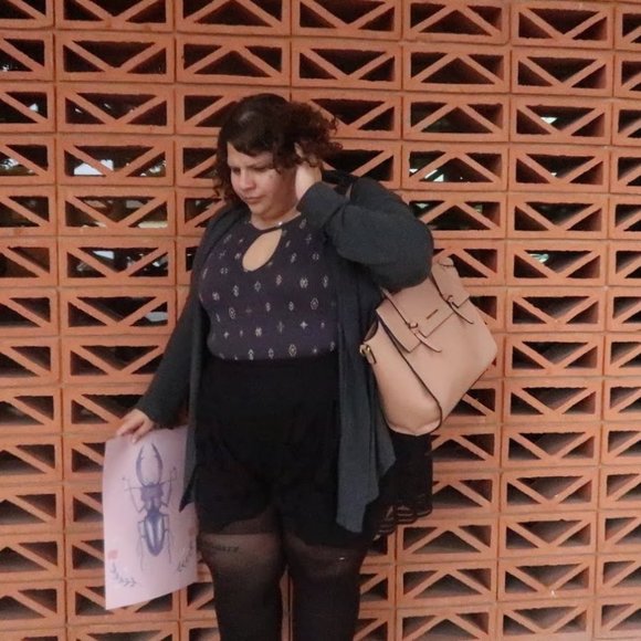 Torrid Gray Western Pattern Peek-A-Boo Tank - Picture 2 of 6